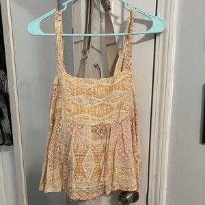 Boho Chic Patterned Tank Top
